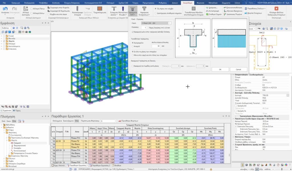Ινοπλισμένα πολυμερή για υποστυλώματα και δοκούς