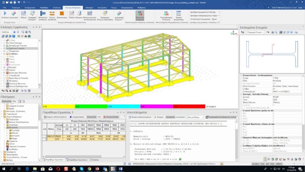 Έλεγχοι Επάρκειας Μεταλλικών Μελών